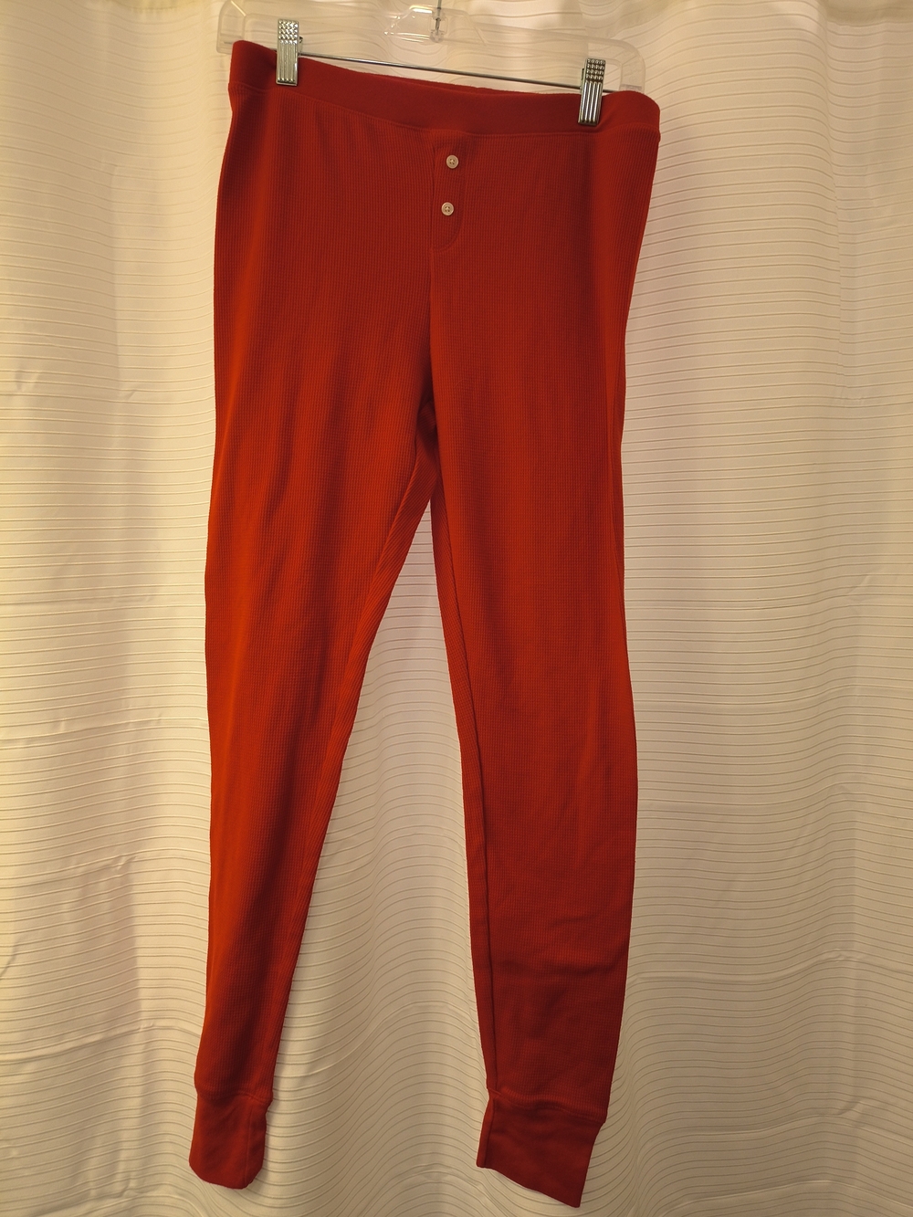 Old Navy Men's Red Thermal Jogger Pants